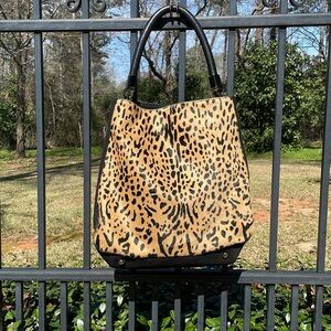 Worth Suede and Calf Purse